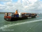 ID 6728 ESSEN EXPRESS (1993/53815gt/IMO 9036909) inbound at Southampton, England.